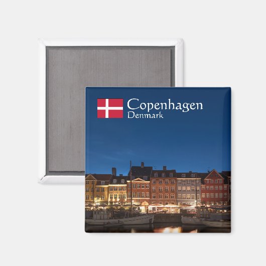 Aimant Copenhague Danemark (Recto/Verso)