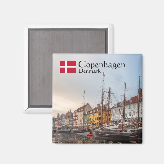 Aimant Copenhague Danemark (Recto/Verso)