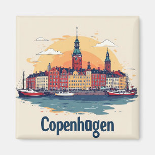 Aimant Copenhague Danemark Destination de voyage Collecti