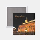 Aimant Copenhague, Danemark la nuit (Recto/Verso)
