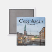 Aimant Copenhague Danemark Souvenir (Recto/Verso)
