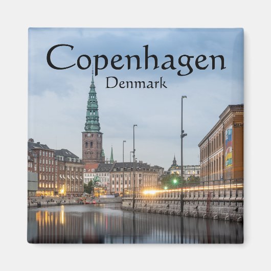 Aimant Copenhague Danemark Souvenir (Devant)