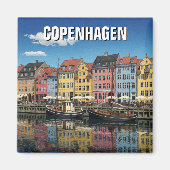 Aimant Copenhague Danemark Voyages (Devant)