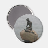 Aimant Copenhague sur la petite sirène (Recto/Verso)