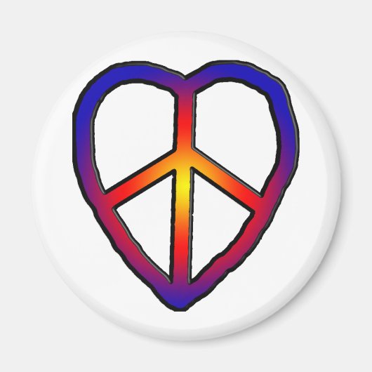 Aimant Copie CND Heart (Devant)