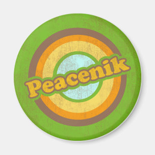 Aimant copie de zazzle_peacenik_button