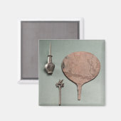 Aimant Copper hairpin, collyrium rod with pot and mirror (Recto/Verso)