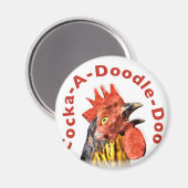 Aimant Coq-A-Doodle-Doo (Recto/Verso)