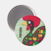 Aimant Coq de Barcelos Nr02 - Galo de Barcelos (Recto/Verso)