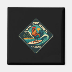 Aimant Coq de surf de Kauai