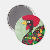 Aimant Coq du Portugal (Recto/Verso)