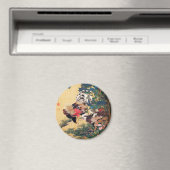 Aimant Coq et Hen avec Hydrangeas par Ito Jakuchu (In Situ (Lave-vaisselle))