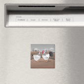 Aimant Coq et Poule (In Situ (Lave-vaisselle))