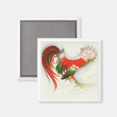 Aimant Coq folklorique #5 (Recto/Verso)