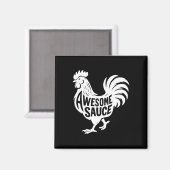 Aimant Coq Sauce Incroyable (Recto/Verso)