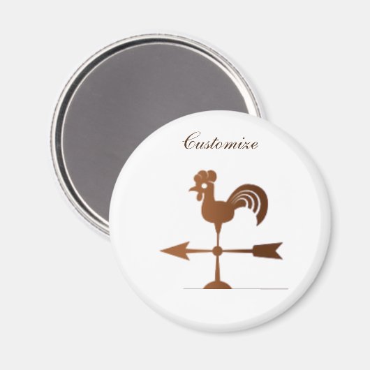 Aimant Coq Wethervane Thunder_Cove (Recto/Verso)