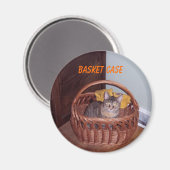 Aimant Coque de panier Kitty (Recto/Verso)