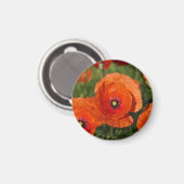 Aimant Coquelicots communs (Recto/Verso)