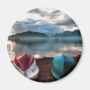 Aimant Coques des bateaux et marmaris Hiver