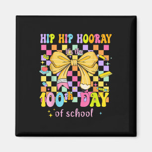 Aimant Coquette 100 Jours D'École Hip Houray 100ème Jour 