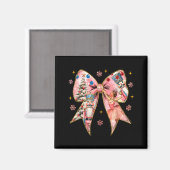 Aimant Coquette Bow Christmas Nutcracker Ballet Festive W (Recto/Verso)