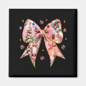 Aimant Coquette Bow Christmas Nutcracker Ballet Festive W (Devant)