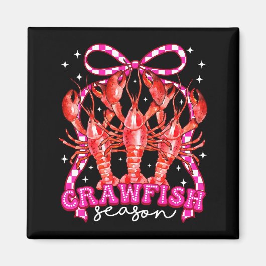 Aimant Coquette Bow Crawfish Boil Season For Men Women Ki (Devant)