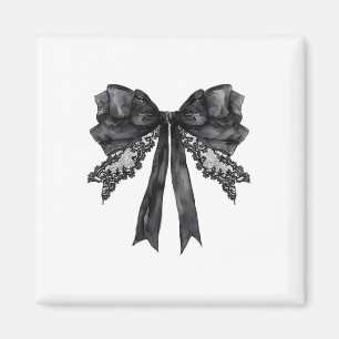 Aimant Coquette Bow Funny Ghost Witch Saison Éffrayante H