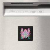 Aimant Coquette Christmas Tree Nk Nutcrackers Xmas Women  (In Situ (Lave-vaisselle))