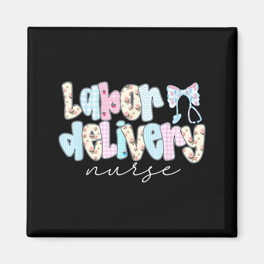 Aimant Coquette Labor And Delivery Nurse Crewneck, Bow St (Devant)