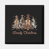 Aimant Coquette Occidentale de l'arbre Cowboy de Noël How (Devant)