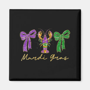 Aimant Coquette prépa mardi gras noeud écrevisse