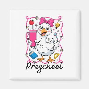 Aimant Coquette Silly Goose École Maternelle Fille 1er Jo