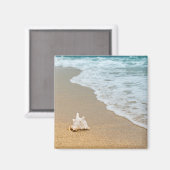 Aimant Coquillage à la plage (Recto/Verso)