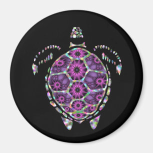 Aimant Coquille de tortue violette