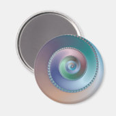 Aimant Coquille maritime - Fractale (Recto/Verso)