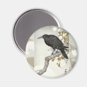 Aimant Corbeau Koson Oiseau Japonais Corbeau (Recto/Verso)