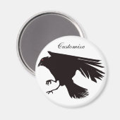 Aimant Corbeau noir vol Thunder_Cove (Recto/Verso)