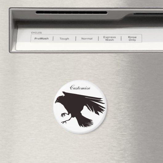 Aimant Corbeau noir vol Thunder_Cove (In Situ (Lave-vaisselle))