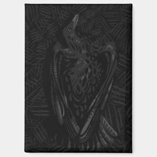 Aimant Corbeau tombé