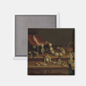 Aimant Corbeille de bijoux sur une table (Recto/Verso)