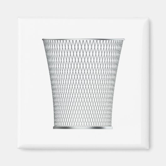 Aimant Corbeille en métal (Devant)