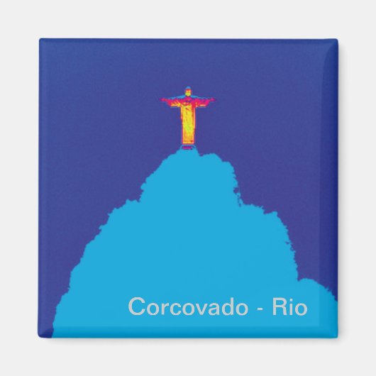 Aimant Corcovado Rio Brasil (Devant)