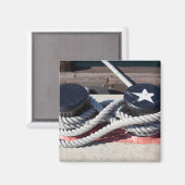 Aimant Corde attachée à deux bornes (Recto/Verso)