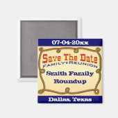 Aimant Corde ouest enregistrer la date (Recto/Verso)