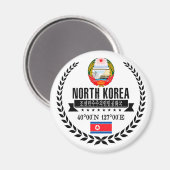 Aimant Corée du Nord (Recto/Verso)