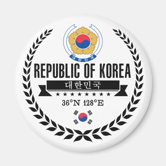 Aimant Corée du Sud (Devant)