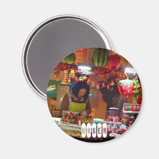 Aimant Corée du Sud (Recto/Verso)