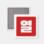 Aimant Coréen Numéro 10 Dix 열 (Recto/Verso)