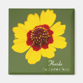 Aimant Coreopsis Tickweed de Floride (Devant)